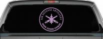 US Army Air Defense Artillery Non Cedo Ferio Military Car or Truck Window Decal Sticker (Lilac)