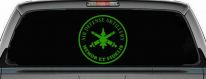 US Army Air Defense Artillery MEMOR ET FIDELIS Military Car or Truck Window Vinyl Decal Sticker (Lime)