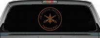 US Army Air Defense Artillery Lighting Fire Military Car or Truck Window Vinyl Decal Sticker (Copper)