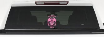 Scottish Rite Wings 32nd AASRSJ PHA Other Car or Truck Window Decal Sticker (Pink)