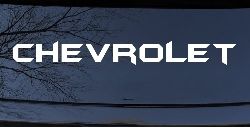 Chevrolet Car or Truck Window Decal Sticker