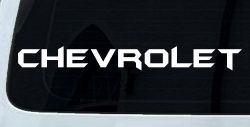 Chevrolet Car or Truck Window Decal Sticker