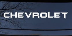 Chevrolet Car or Truck Window Decal Sticker