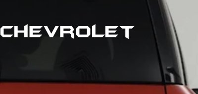 Chevrolet Car or Truck Window Vinyl Decal Sticker