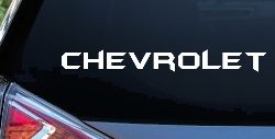 Chevrolet Car or Truck Window Decal Sticker