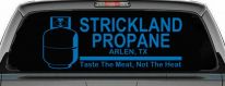 Strickland Propane King Hill Cartoons Car or Truck Window Decal Sticker (Sky Blue)