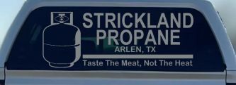 Strickland Propane King Hill Cartoons Car or Truck Window Decal Sticker (Telegrey)