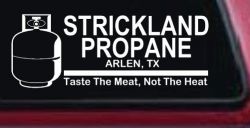 Strickland Propane King Hill Cartoons Car or Truck Window Decal Sticker
