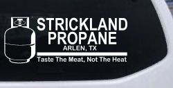 Strickland Propane King Hill Cartoons Car or Truck Window Decal Sticker
