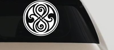 Doctor Who Time lord symbol Seal of Gallifrey Sci Fi Car or Truck Window Vinyl Decal Sticker