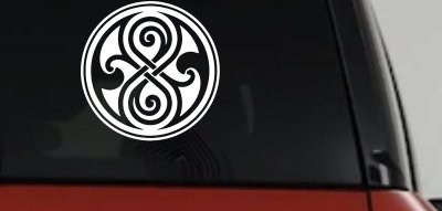 Doctor Who Time lord symbol Seal of Gallifrey Sci Fi Car or Truck Window Vinyl Decal Sticker