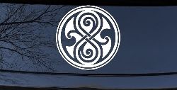 Doctor Who Time lord symbol Seal of Gallifrey Sci Fi Car or Truck Window Decal Sticker