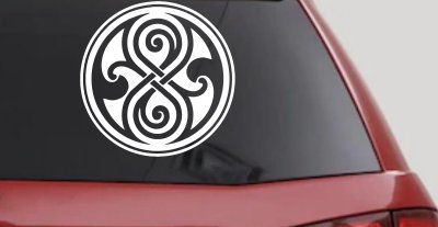 Doctor Who Time lord symbol Seal of Gallifrey Sci Fi Car or Truck Window Vinyl Decal Sticker