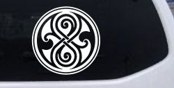 Doctor Who Time lord symbol Seal of Gallifrey Sci Fi Car or Truck Window Decal Sticker