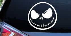 Jack Nightmare Before Christmas Sci Fi Car or Truck Window Decal Sticker