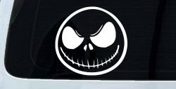 Jack Nightmare Before Christmas Sci Fi Car or Truck Window Decal Sticker