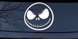 Jack Nightmare Before Christmas Sci Fi Car or Truck Window Decal Sticker