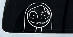 Sally Nightmare Before Christmas Sci Fi Car or Truck Window Decal Sticker