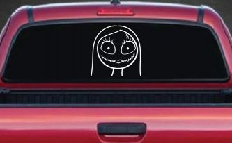 Sally Nightmare Before Christmas Sci Fi Car or Truck Window Decal Sticker
