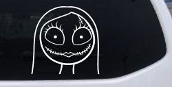 Sally Nightmare Before Christmas Sci Fi Car or Truck Window Decal Sticker