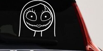 Sally Nightmare Before Christmas Sci Fi Car or Truck Window Vinyl Decal Sticker