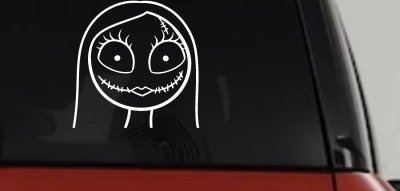 Sally Nightmare Before Christmas Sci Fi Car or Truck Window Vinyl Decal Sticker