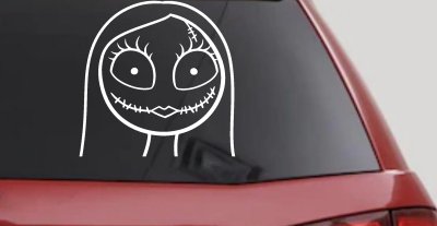 Sally Nightmare Before Christmas Sci Fi Car or Truck Window Vinyl Decal Sticker