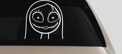 Sally Nightmare Before Christmas Sci Fi Car or Truck Window Vinyl Decal Sticker