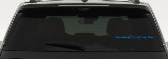 Turn Away From Your Sins Christian Car or Truck Window Decal Sticker (Sky Blue)