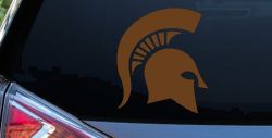 Spartan Viking Helmet Car or Truck Window Decal Sticker (Copper)