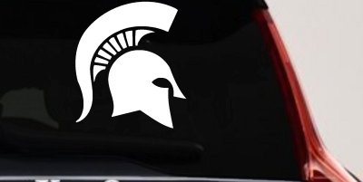 Spartan Viking Helmet Car or Truck Window Vinyl Decal Sticker
