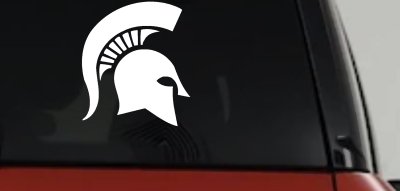 Spartan Viking Helmet Car or Truck Window Vinyl Decal Sticker