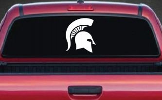 Spartan Viking Helmet Car or Truck Window Decal Sticker