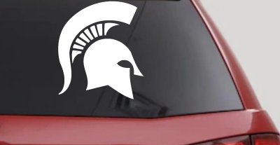 Spartan Viking Helmet Car or Truck Window Vinyl Decal Sticker