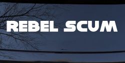 Rebel Scum Car or Truck Window Decal Sticker