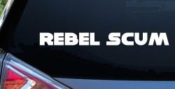 Rebel Scum Car or Truck Window Decal Sticker