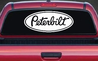 Peterbilt Car or Truck Window Decal Sticker