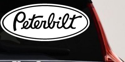 Peterbilt Car or Truck Window Vinyl Decal Sticker
