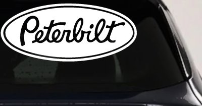 Peterbilt Car or Truck Window Vinyl Decal Sticker