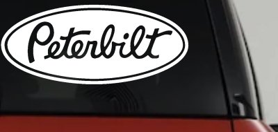 Peterbilt Car or Truck Window Vinyl Decal Sticker