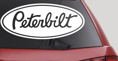 Peterbilt Car or Truck Window Vinyl Decal Sticker