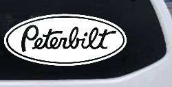 Peterbilt Car or Truck Window Decal Sticker