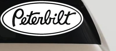 Peterbilt Car or Truck Window Vinyl Decal Sticker