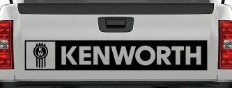 Kenworth Car or Truck Window Vinyl Decal Sticker (Black)