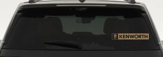 Kenworth Car or Truck Window Vinyl Decal Sticker (Light Brown)