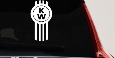 Kenworth KW Car or Truck Window Vinyl Decal Sticker