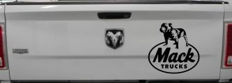 Mack Trucks Car or Truck Window Decal Sticker (Black)