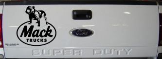 Mack Trucks Car or Truck Window Decal Sticker (Black)