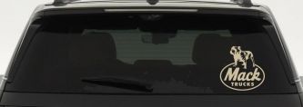 Mack Trucks Car or Truck Window Decal Sticker (Desert Sand)