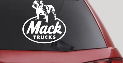 Mack Trucks Car or Truck Window Vinyl Decal Sticker